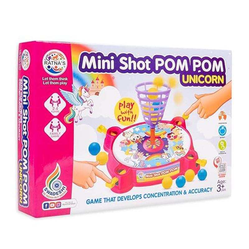 Ratnas mini shot pom pom unicorn