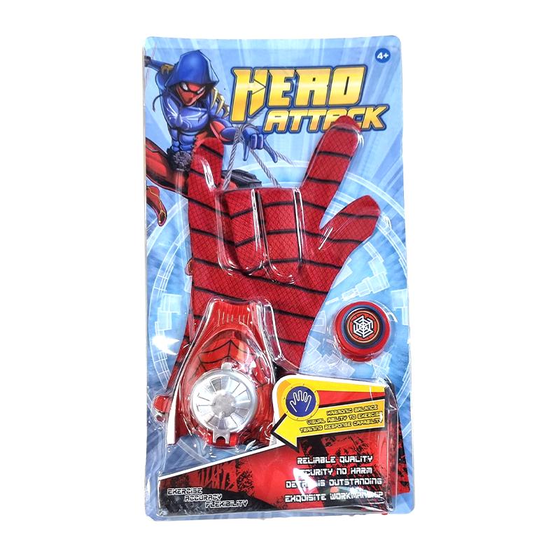 Spiderman hero attack glove for boy and girl (Red)