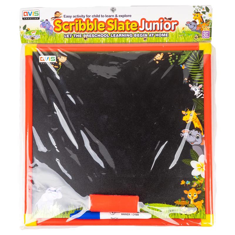Avis Scribble Slate Junior Double Sided Black & White Writing Board for Kids