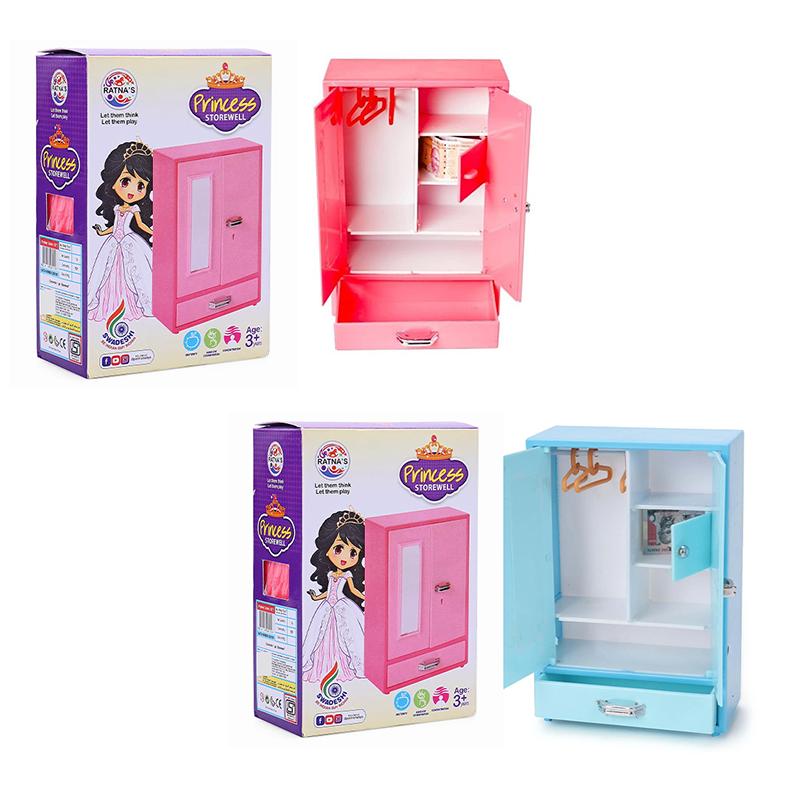 Ratnas Princess Storewell combo set of 2(Pink & Blue)