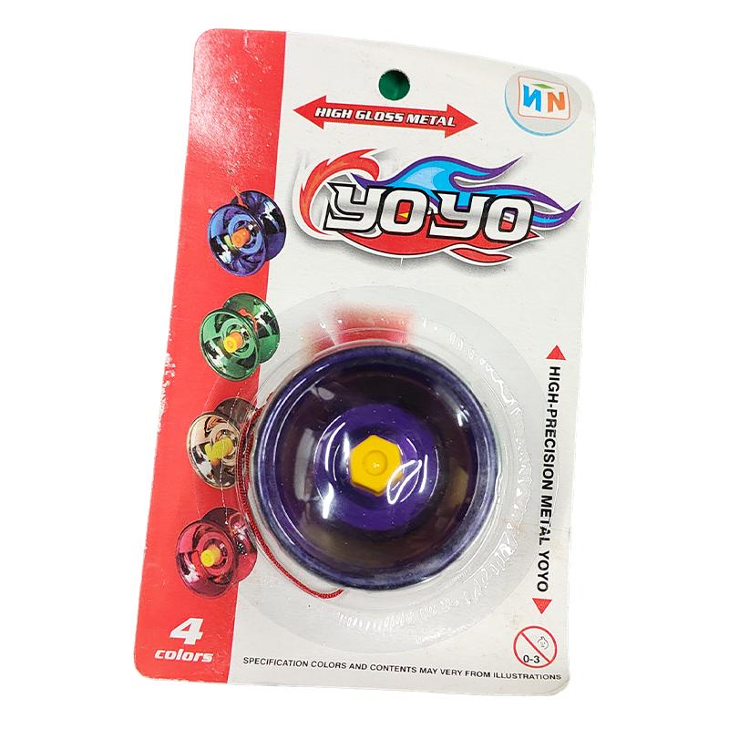 NN High Speed Metal YoYo (Purple) | Spinning Launcher Toy for Kids | Battle Top Spinning Combat Toy | Spinning Toys