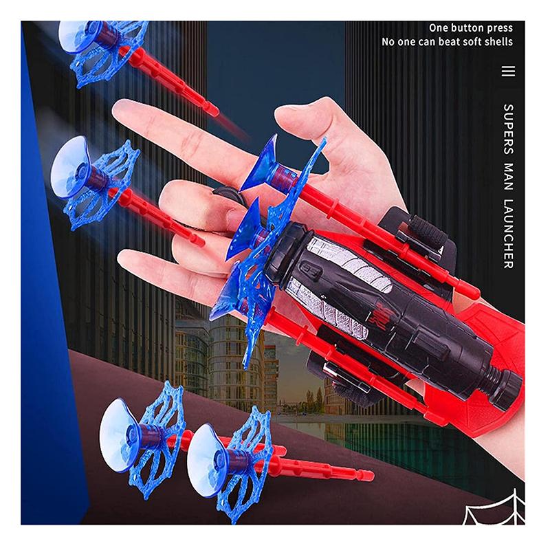 Spiderman Web Shooter Crossbow Launcher Gadget (Without Gloves) | Spinning Launcher Toy for Kids | Battle Top Spinning Combat Toy | Spinning Toys