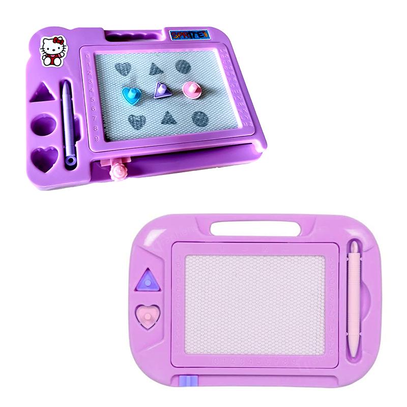 Magnetic Drawing sketching and erasable writing slait Combo of 2