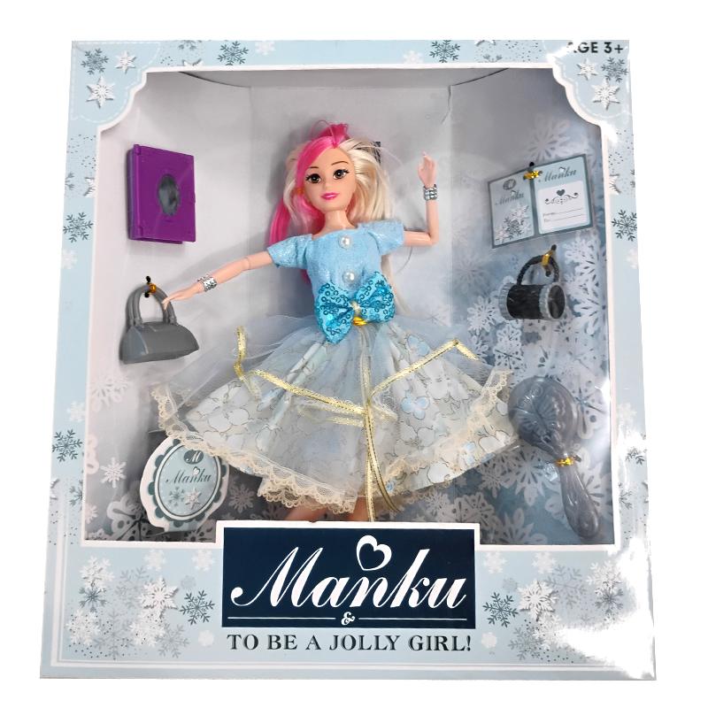 Manku White Barbie Doll