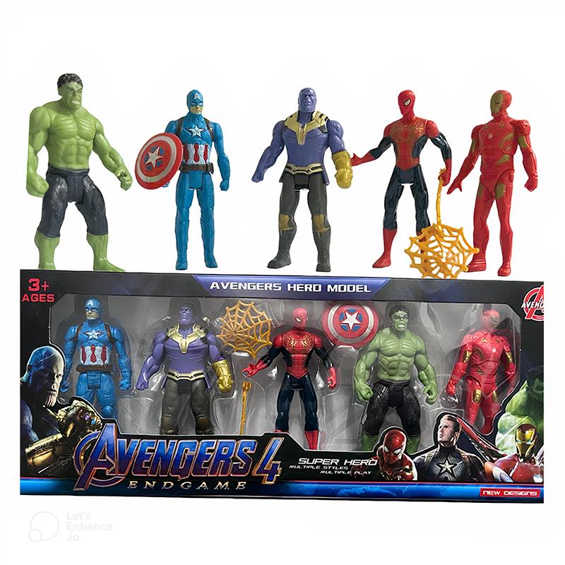 Avenger 4 Action Figures Set of 5