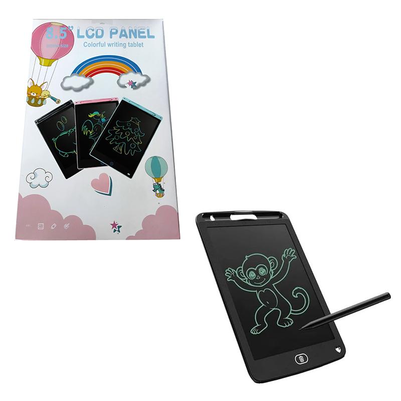 8.5 Inch LCD Panel Colorful Writing Tablet (Black)