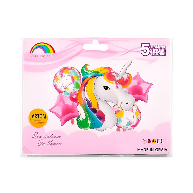 Unicorn Foil Balloon | Theme Party Decoration Set | Birthday Party Decorative Supplies | Party Decor