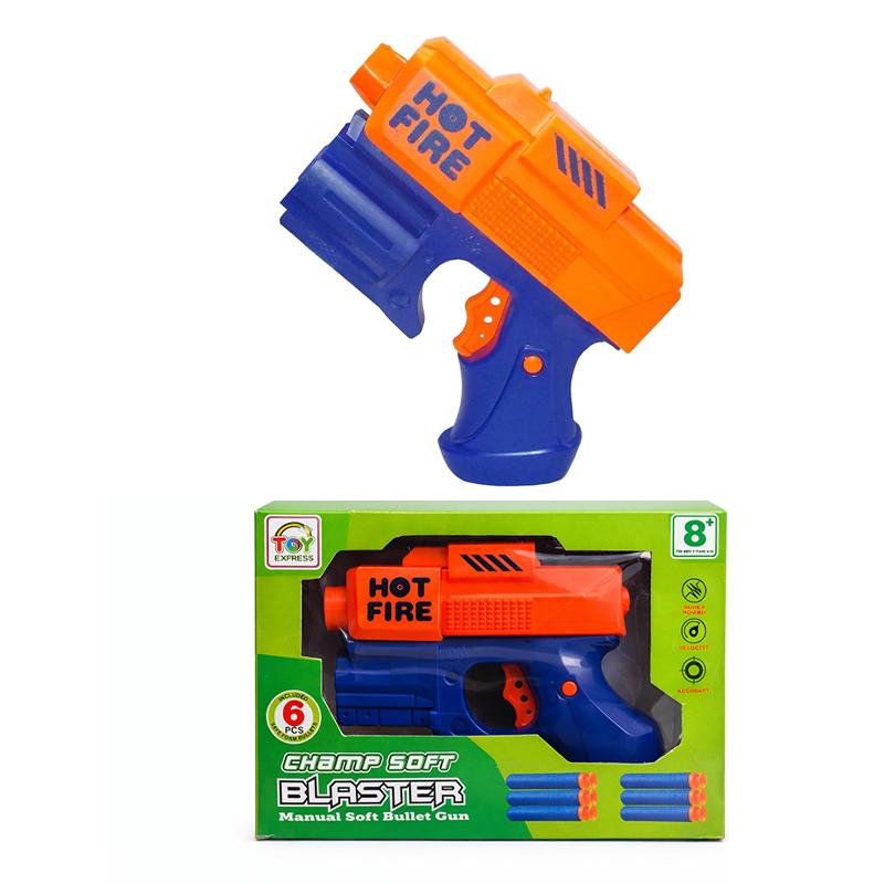 Champ soft Blaster Manual soft Bullet Gun | Toy Gun for Kids | Soft Bullet Blaster Shooter Toy | Toy Guns