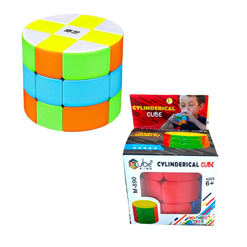 Cylinder Barrel High Speed stickerless Magic Cube 3x3x3