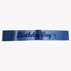 Blue Birthday Boy Sash