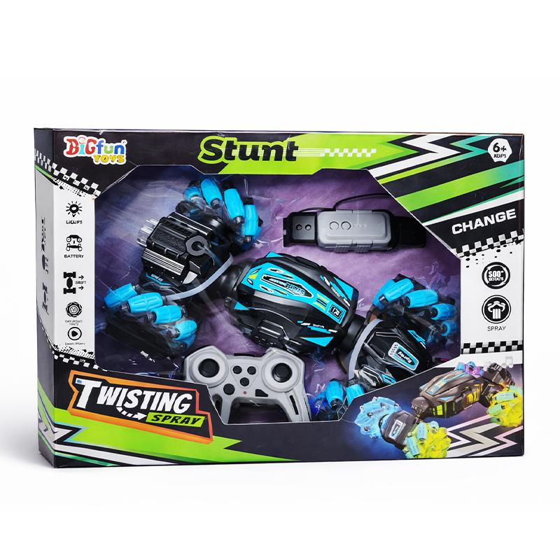 Twisting Spray Car Blue (Bigfun)