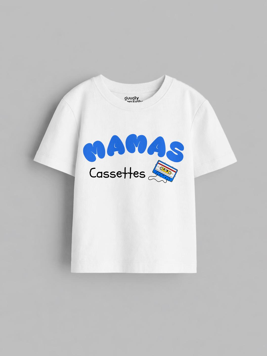 Boys Mamas Cassette White Tshirt