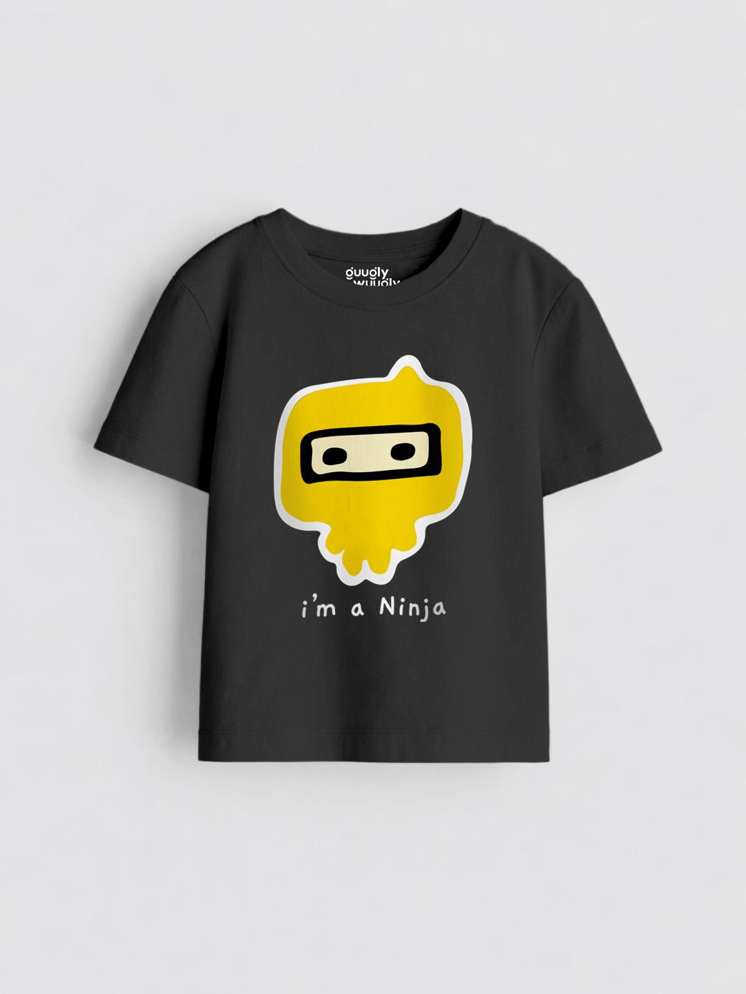 Boys IAmNinja Black Tshirt