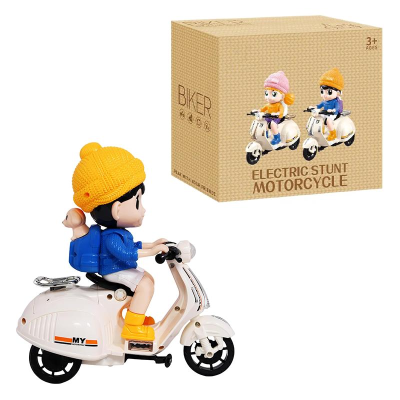 Electric Stunt Motorcycle Boy (Toy Villa)
