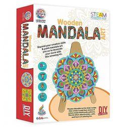 Wooden Mandala Art:The Coloring Kit