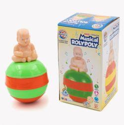 Musical RolyPoly Rattle Toy for Babies