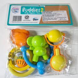 Buddy Rattle 4 pcs set Sunny