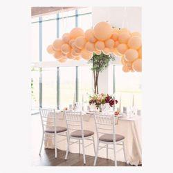 Pastel Peach Birthday Party Balloon