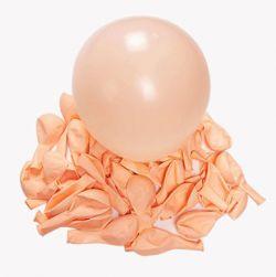 Pastel Peach Birthday Party Balloon