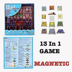 Magnetic Family Board Game 13 in 1