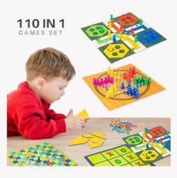 110 Games & Puzzles Board Game