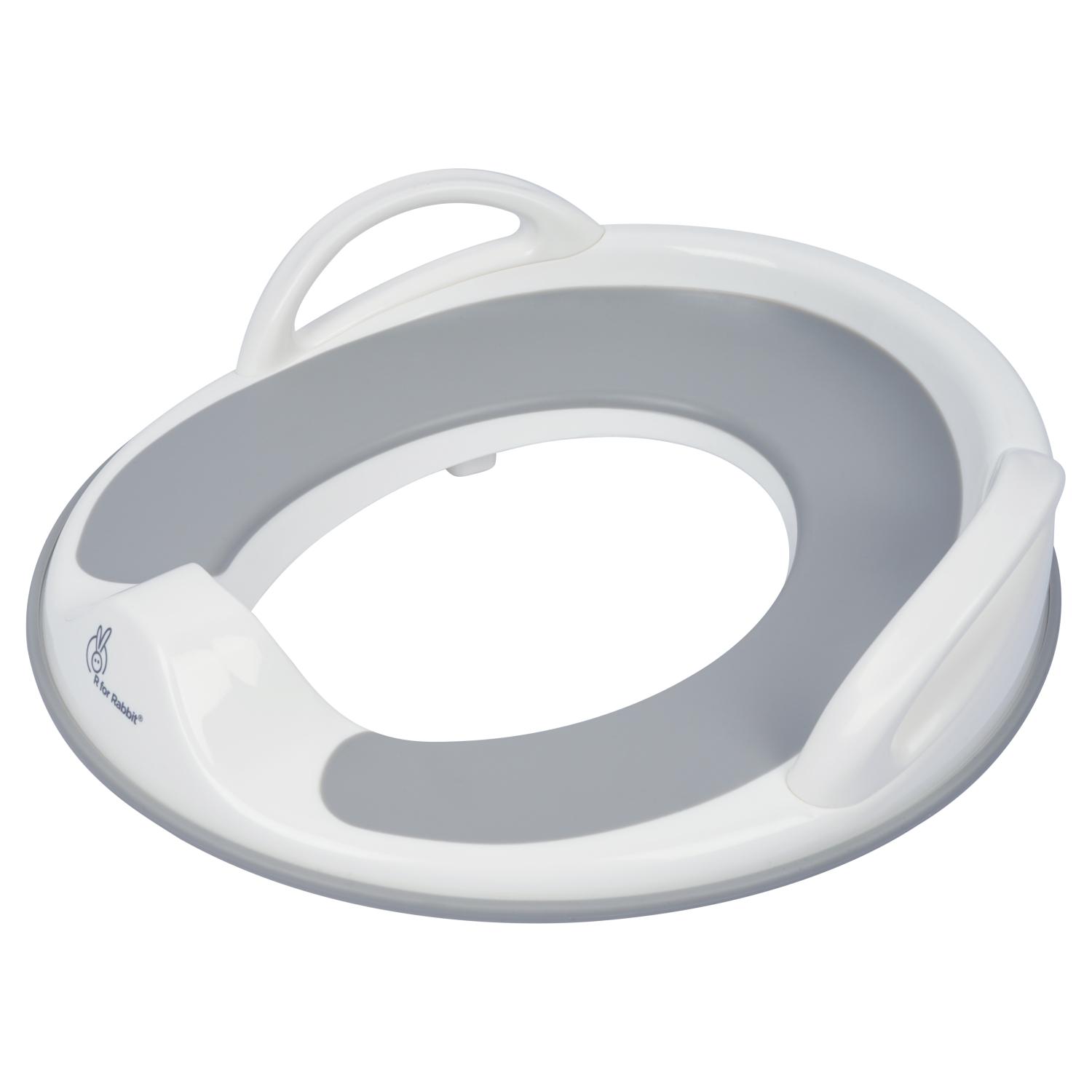 R for Rabbit Minimo Potty Seat Potty Training Seat Hang on the wall with Soft Cushion for New Born Baby/Infant/Kids (Grey)