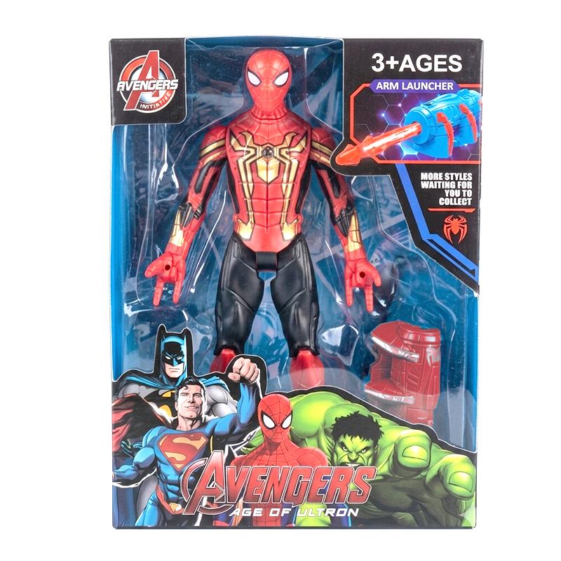 Spiderman Superhero Red Action Figure with Backpack | Collectible Toy (Red, Blue)