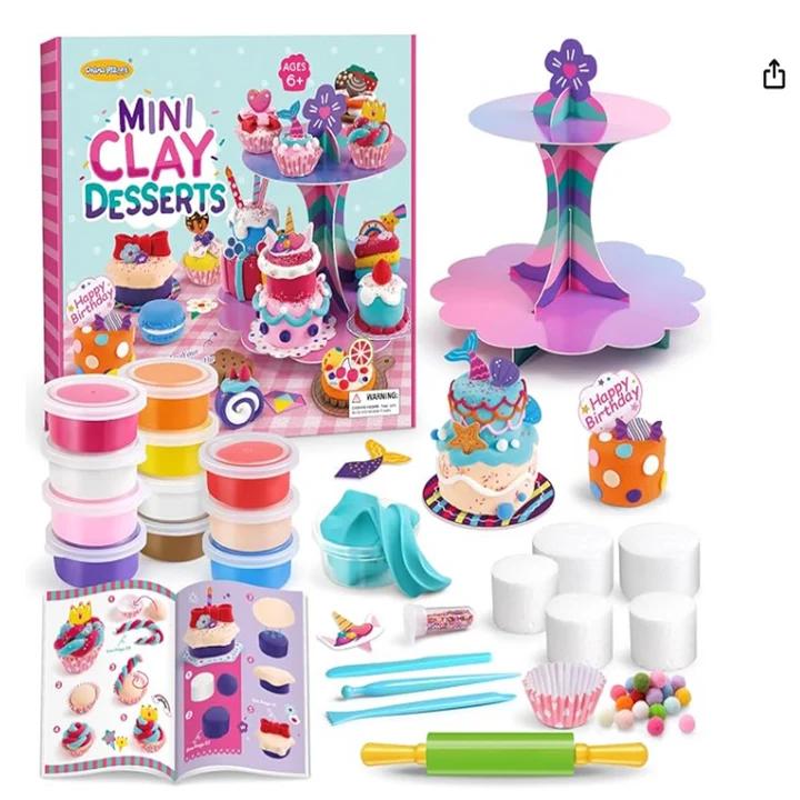 Ilearnngrow DIY Dessert Clay Making kit