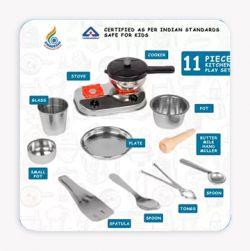 SUNNY Junior Cook 11 pieces steel kitchen set