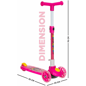 Super Scooty with LED (Pink)