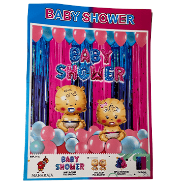 Baby shower kit with baby Foil balloons