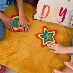 Hexagon puzzle - Size and Shape Sorter