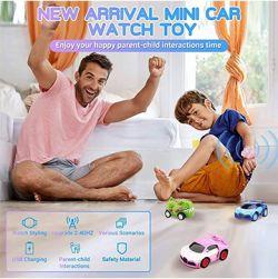 Mini Remote Control Watch Car (Pink)