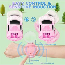 Mini Remote Control Watch Car (Pink)