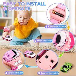 Mini Remote Control Watch Car (Pink)