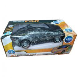 3D Remote Control Famous car with LED Light (Black)