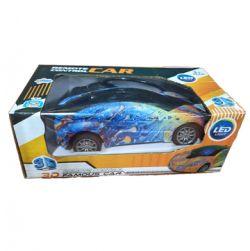 3D Remote Control Famous car with LED Light (Multicolor)