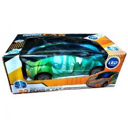 3D Remote Control Famous car with LED Light (Green)