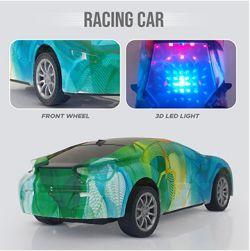 3D Remote Control Famous car with LED Light (Green)