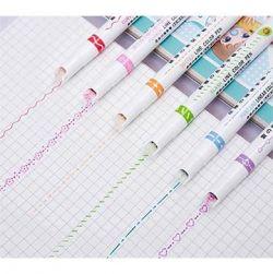 Linear color pen(Multicolor) 6 pcs