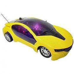 3D LED Light Toy with Remote Control (Yellow)