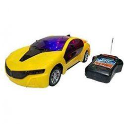 3D LED Light Toy with Remote Control (Yellow)