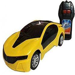 3D LED Light Toy with Remote Control (Yellow)