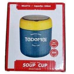 Tedemei Stainless steel soup cup (Pink)