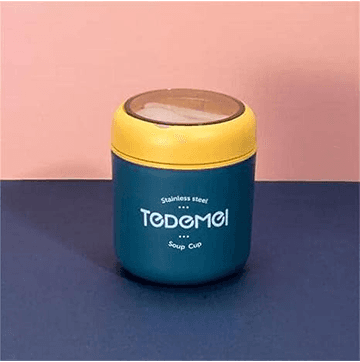 Tedemei Stainless steel soup cup (Blue)
