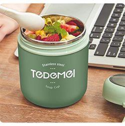 Tedemei Stainless steel soup cup (Green)