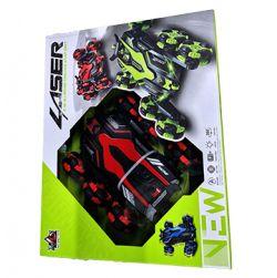 Laser 6 Wheel Remote Control Stunt Car (Red)