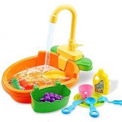 Vegetable sink Kitchen toy Bright Color