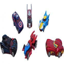 Avenger Car set 6 Pc Mini Racing Cars