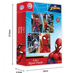 4 in 1 Jigsaw Spiderman Puzzle